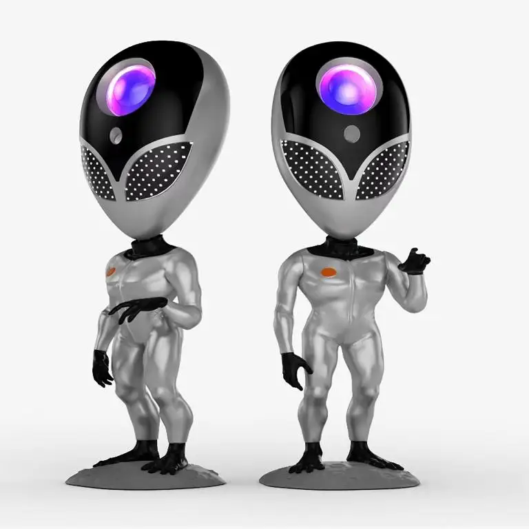 Astronaut Aliens Star Projector, Talking Nebula Projector Light with Timer   Breathing Light Effect Galaxy Projector