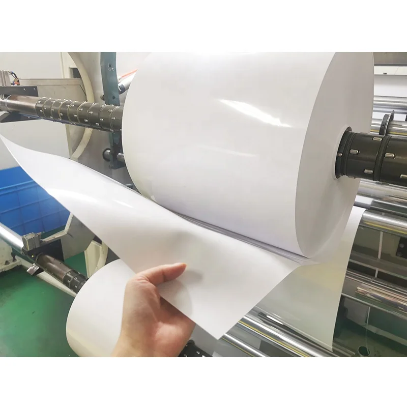 Glossy White PVC Sheet/White Color Rigid PVC Film Plastic Roll/500 micron PVC for Vacuum Forming