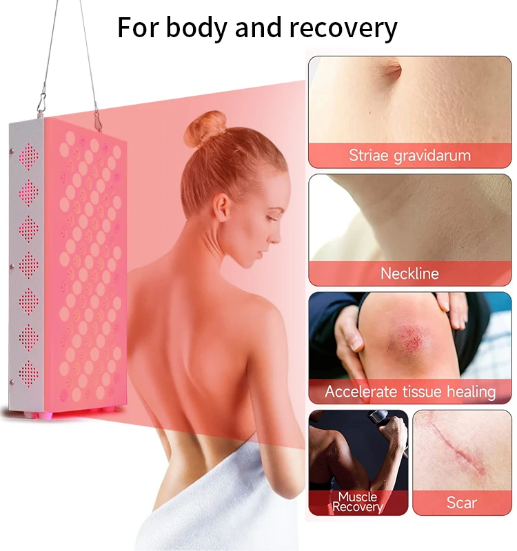 2024 Women Phototherapy 300pcs LED Full Body Infrared Lamp Panel Device Red Light Therapy Christmas Gifts