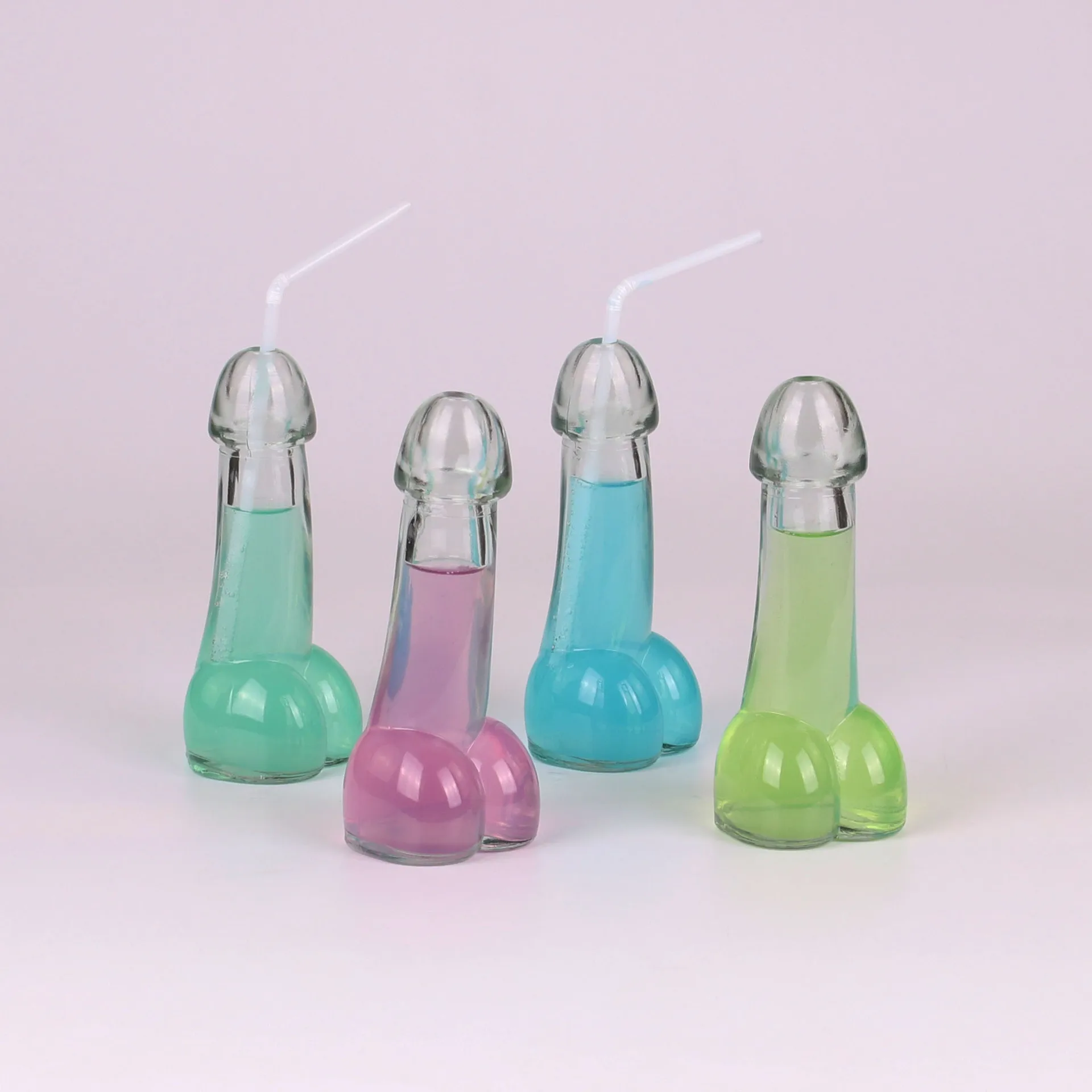 wholesa Creative Penis Glass cup 100ML Funny Penis Cocktail Wine Glass shot glass For Parties Bar KTV Night show