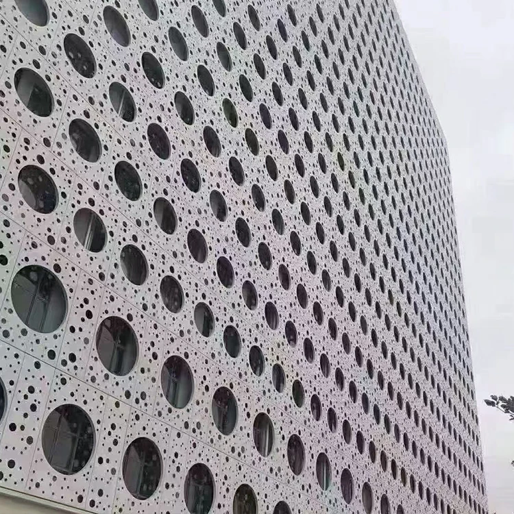 Fashional Designed Aluminium Curtain Wall Facade Panel Material / Outdoors Curtain Wall Aluminum