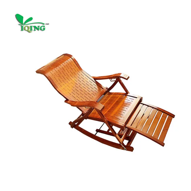 Rocking balcony household leisure folding adult elderly lunch break living room wood living room folding rocking dining chairs