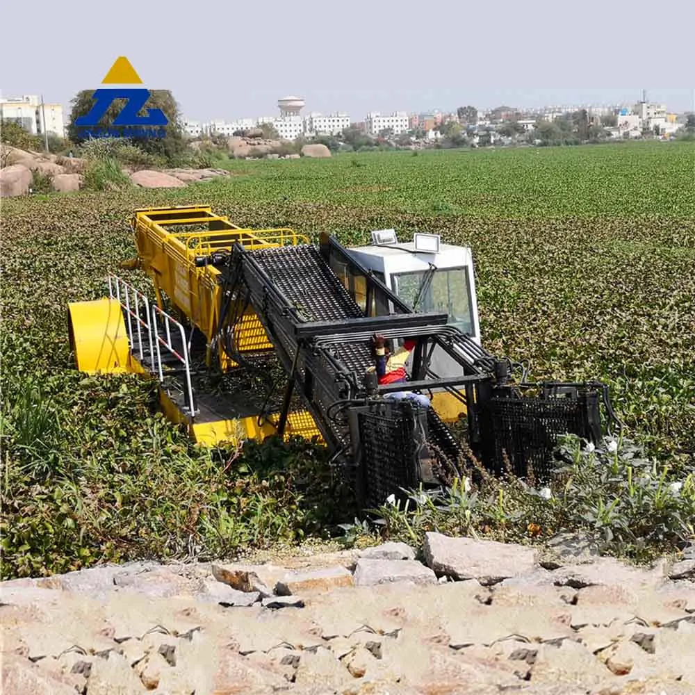 
Automatic River and Lake Cleaning Machine Underwater Plants Collecting Aquatic Weed Plant Harvester weed cutting dredger 