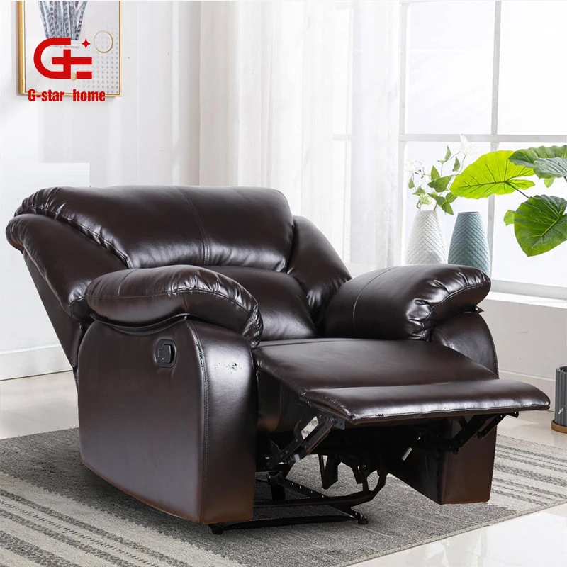 Современный стиль одноместное кресло диван-кресло Мебель Черная искусственная кожа ручной диван гостиная диван набор мебели