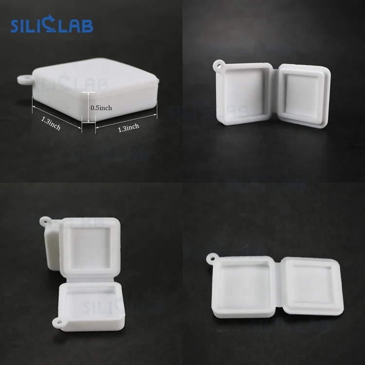 Best quality silicone oil wax jar 9ml square smoking products container tobacco smokeshop smoking accessories