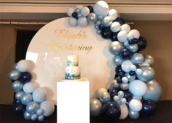 VONVIK Custom Clear Acrylic DIY Blank Sign Board White Acrylic Wedding Round Board Wall