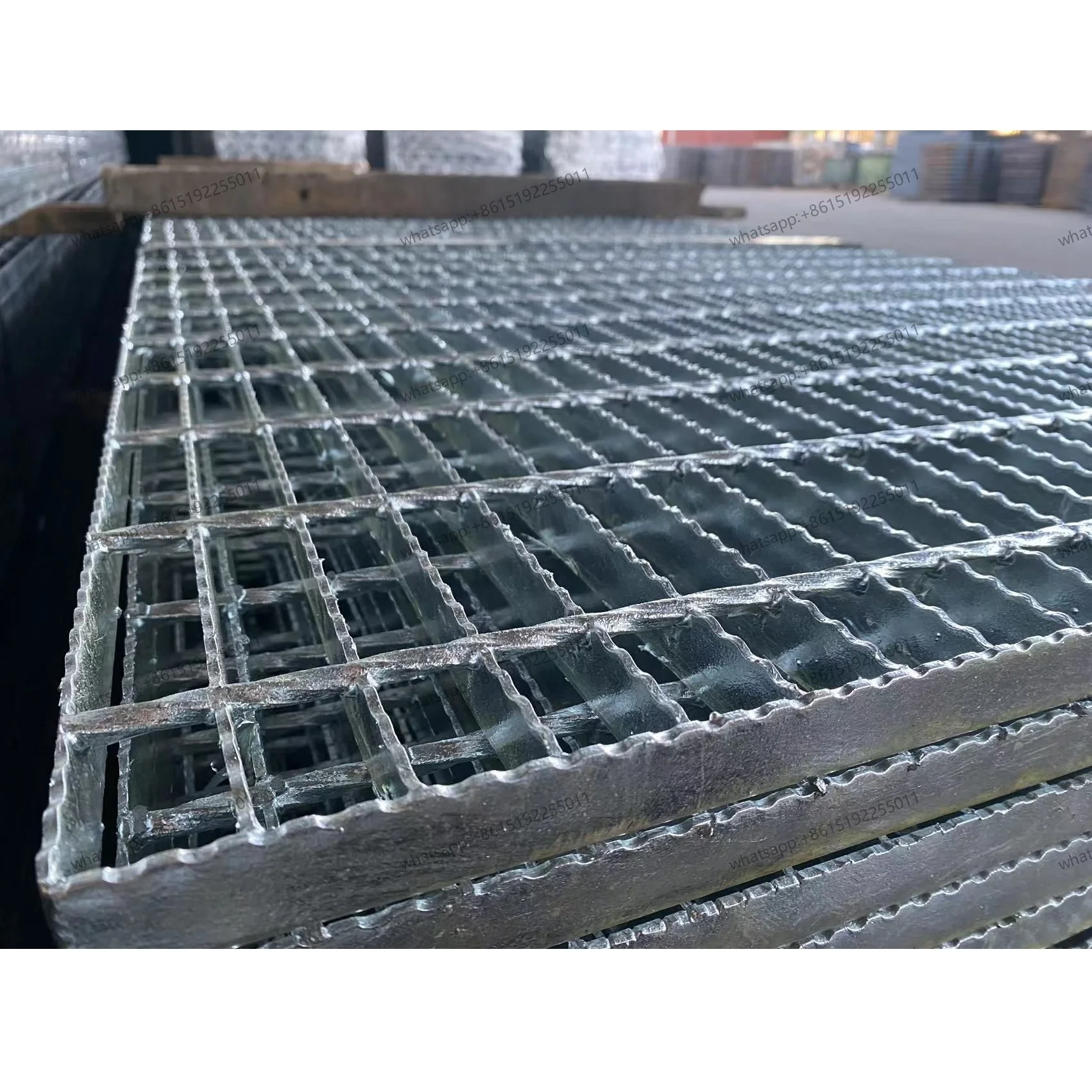 Industrial galvanized catwalk platform walkway floor steel grating