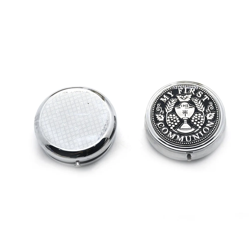 European and American religious high-end Holy Grail Holy Communion Rosary Box Jewelry Metal Packaging Catholic Necklace Gift Box