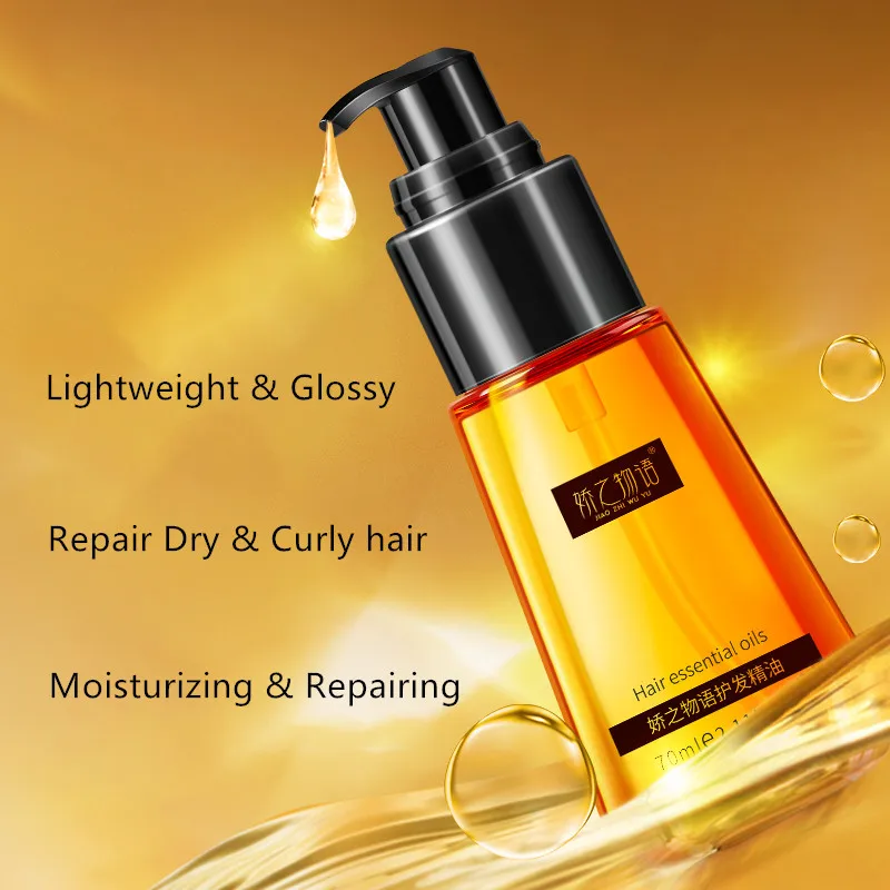 Wholesale Organic Repair Serum for Hair Repairing Anti-Frizz Improve Hair Dryness Smooth Shiny Macadamia Oil Hair Serum