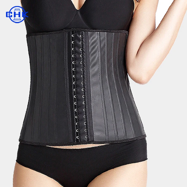 
Women plus size latex corset waist protect slimming body shaper belt waist cincher 