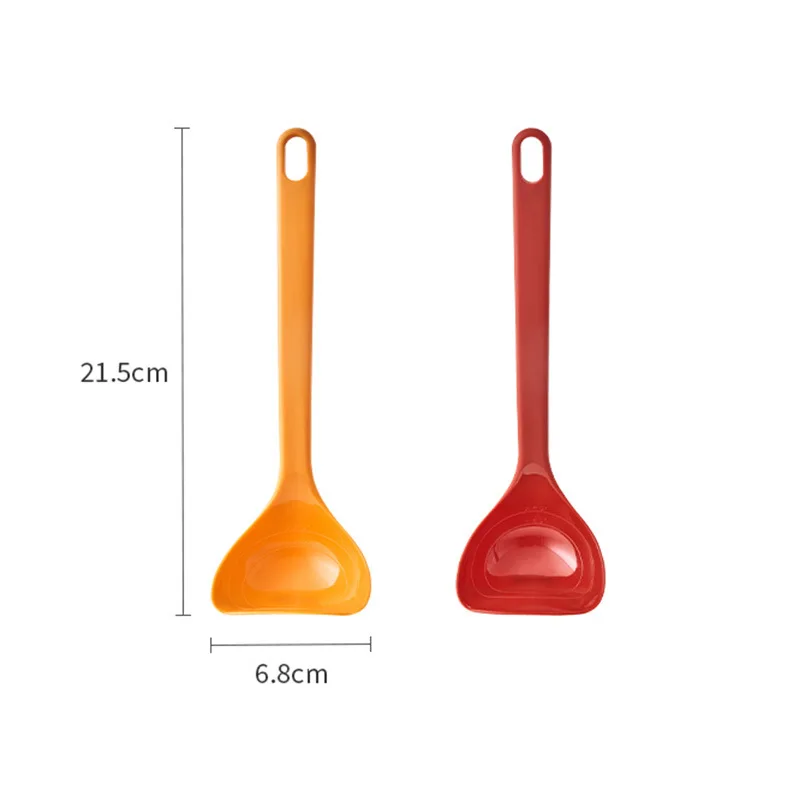 Vertical Measuring Spoon With Scale, Long-Handle Spoon, Multi-Function Spoon Household Spoon Nylon Cooking Spoon