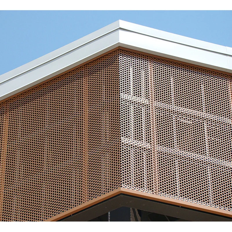 Gold Color Aluminum Metal Mesh Curtain Used for Restaurant