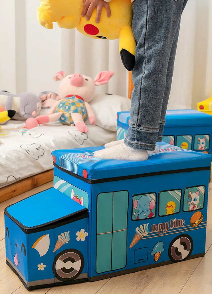 Modern New Design Cube Ottoman Storage Stool For Home Furniture