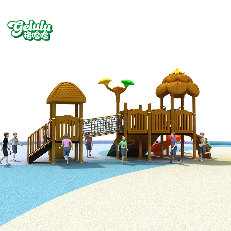 Best selling children playground equipment outdoor plastics slides pre-school child toy