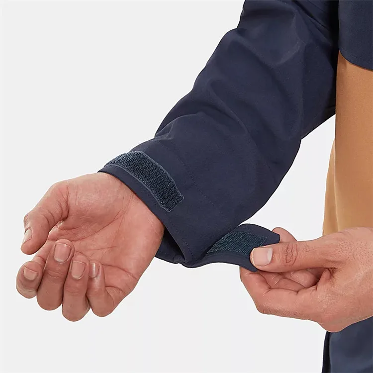 Custom 2020 men fashion spring flap pocket 1/2 zip pullover hoody anorak jacket men