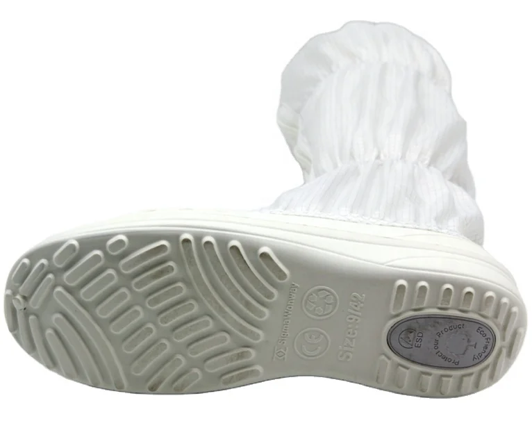 Anti-static Safety Shoes ESD Boots Workshop Compliant Boots With Waterproof And Chemical Resistant Design For Cleanroom