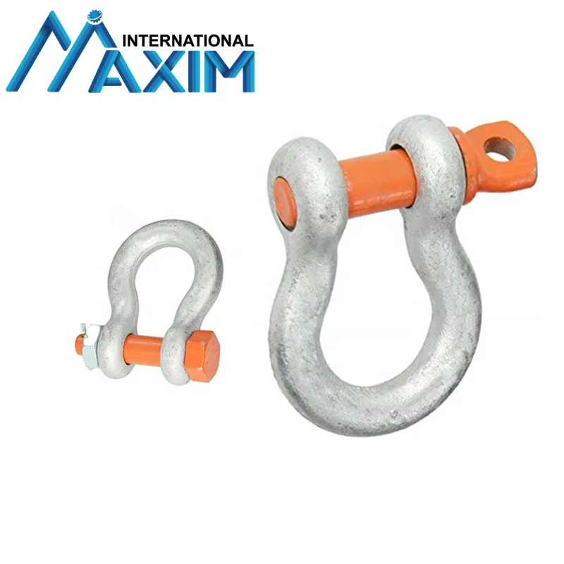Galvanized High Tensile Bolt Type G80 Alloy Steel Anchor Shackle