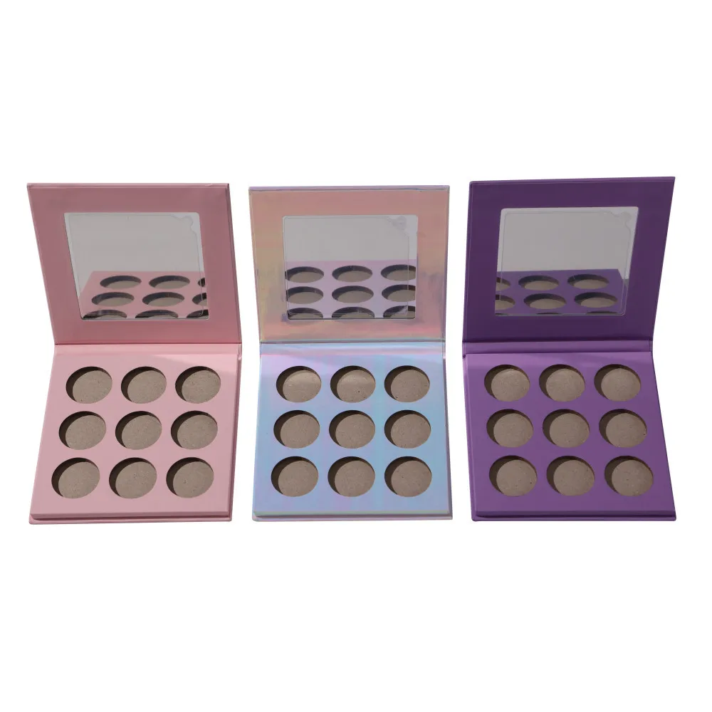 9&12 Color Private Label Makeup Eyeshadow Palette Makeup Tray Wholesale (1600358826947)
