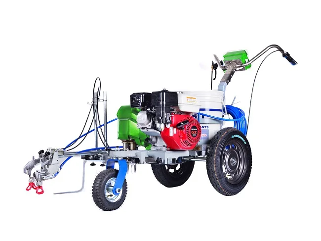HVBAN OEM Wholesale Road Sign Striping Hand-Push Cold Paint Lineation Machine Pt300hs Two-Component Road Marking Machine