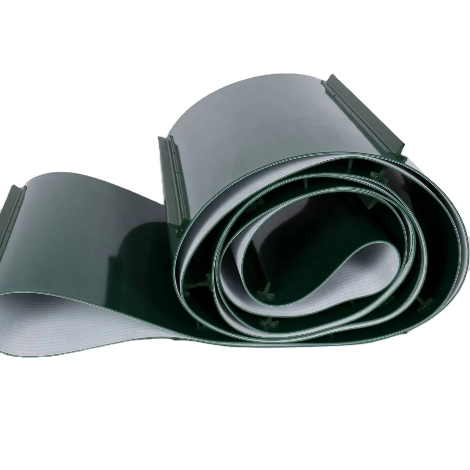 pu food grade  conveyor belts with cleat  for  feed processing machines