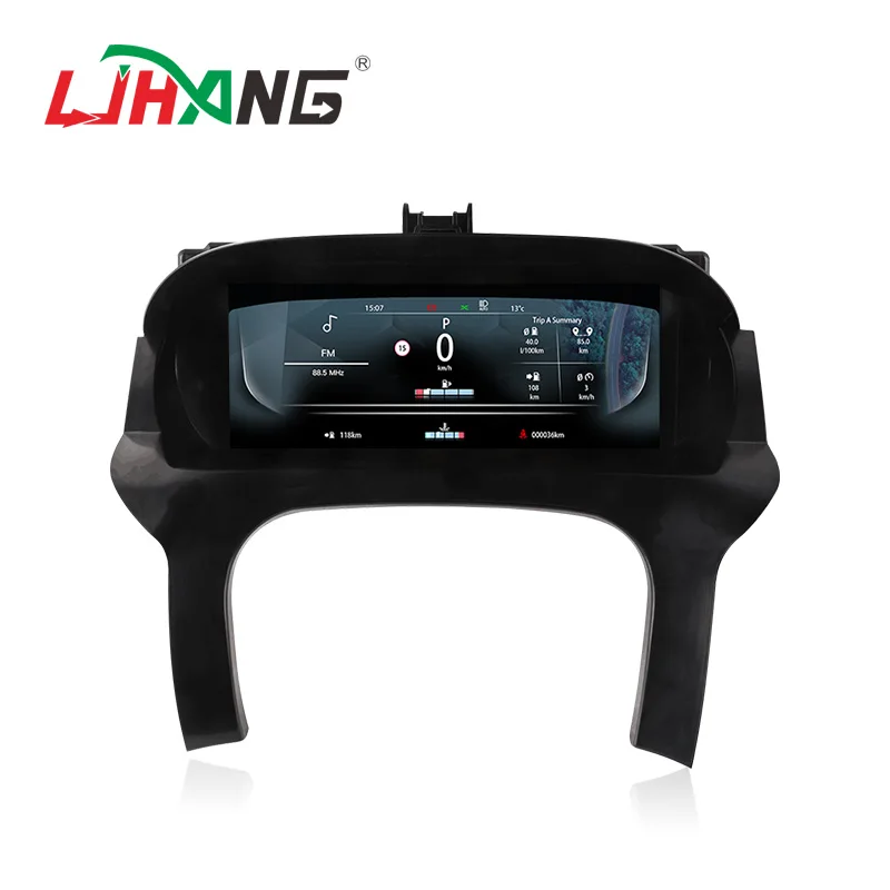 12.3' Car LCD Dashboard Digital Cluster For Land Rover Range Rover Evoque 2013-2017 Instrument Virtual Cockpit Speedometer