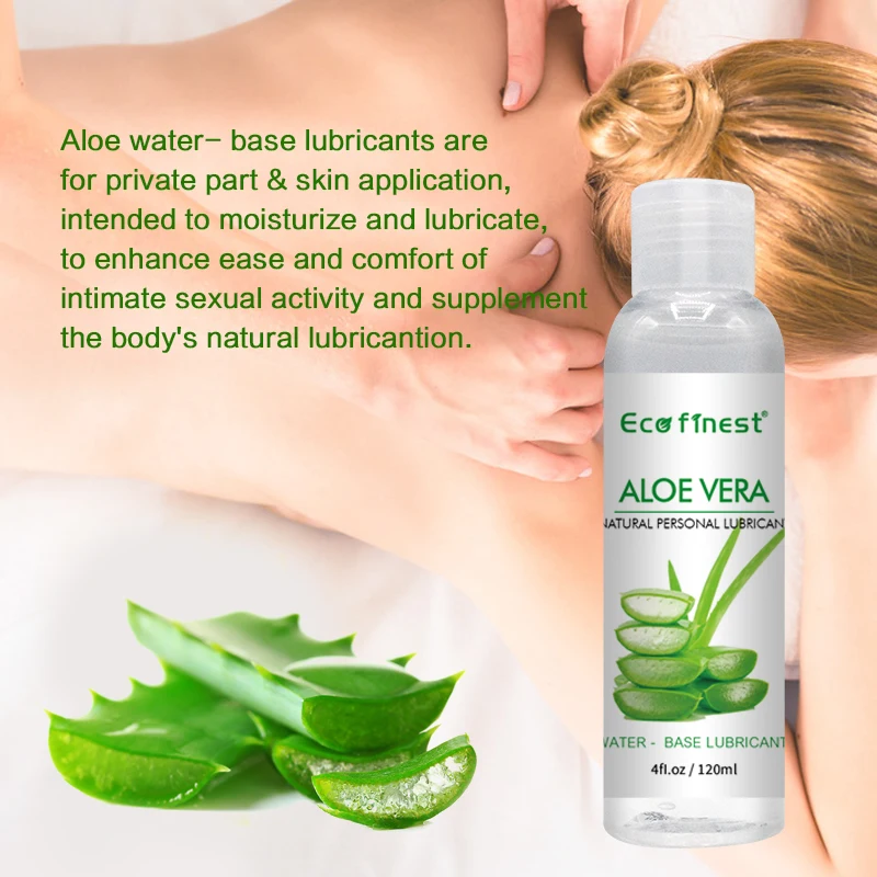 Ready To Ship Personal Lubricant Sex Oil Waterless Aloe Water Based Private Parts 120ml Sex Lubricant Gel
