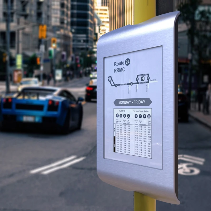 E ink display manufacturer Display LCD Screen Kiosk Outdoor Bus Advertise Display
