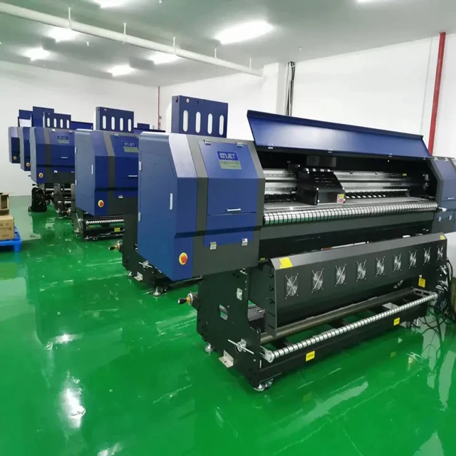 Large Format Printer 1.9m Large Format printing machine for T shirt Carpet Curtain Swimsuit 24heads i3200 Digital Sublimation P
