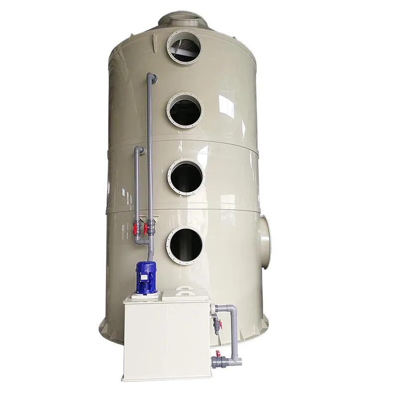 large-scale Ventilate waste gas treatment air industrial cleaning machine spray scrubber tower