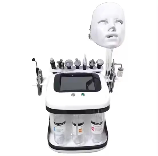 Korean  Skin Tightening Aqua Peel Facial Machine  11 In 1 Aqua Peel Skin Scrubber  for facial cleaning