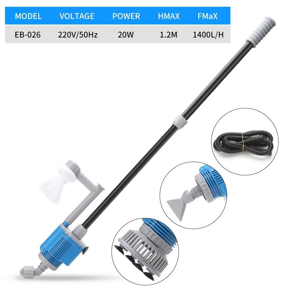 Hot sale Aquarium Cleaning Tools Fish Tank Cleaner Kit Multifunctional Long Handle Fish Tank clean set
