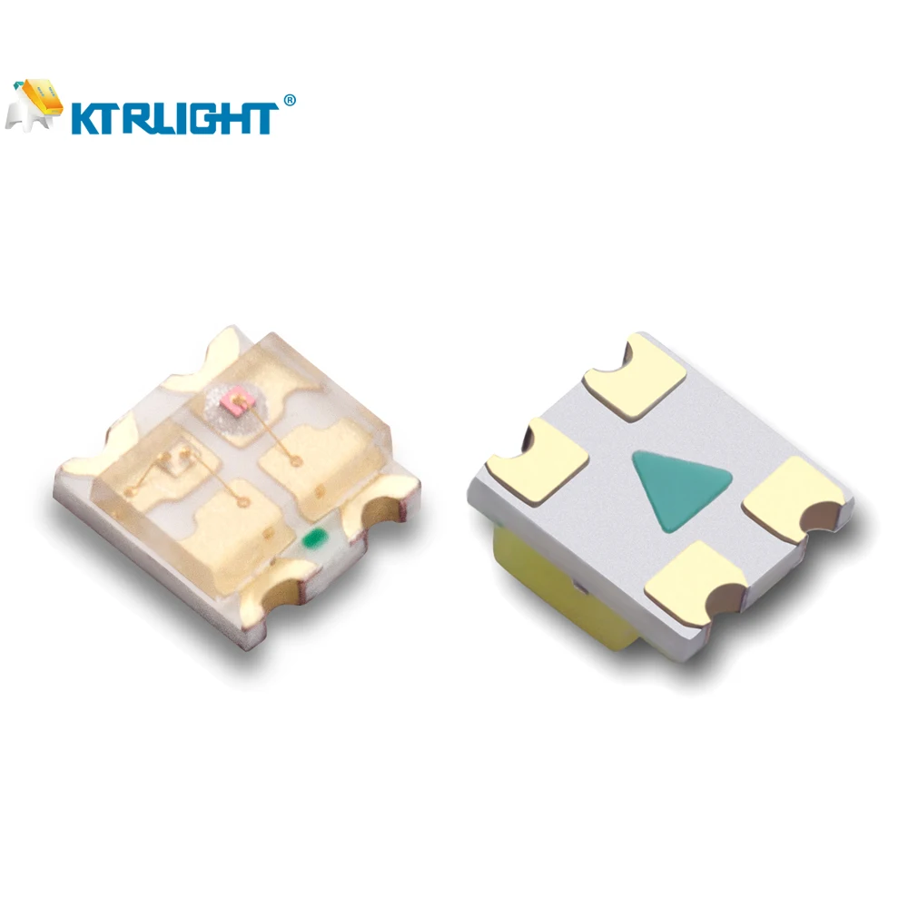 KTRLIGHT 1615 RGB SMD LED Diode Red Green Blue White Yellow-Green 0603 Bi-color 0.1W 1.6*1.5*0.6mm SMD LED