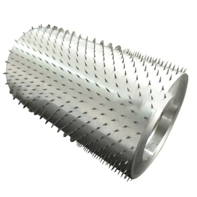 Manufacturer custom perforating roller  nonwoven needle roller Non-woven heating punching shaft