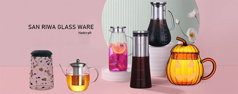 Colored Glass Cup Round Shape Double Walled Glass Mug Borosilicate Glass Cup 800-1.jpg