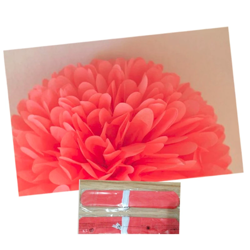 Wholesale 8 inch Paper Pom Pom Flower Ball wedding party decoration