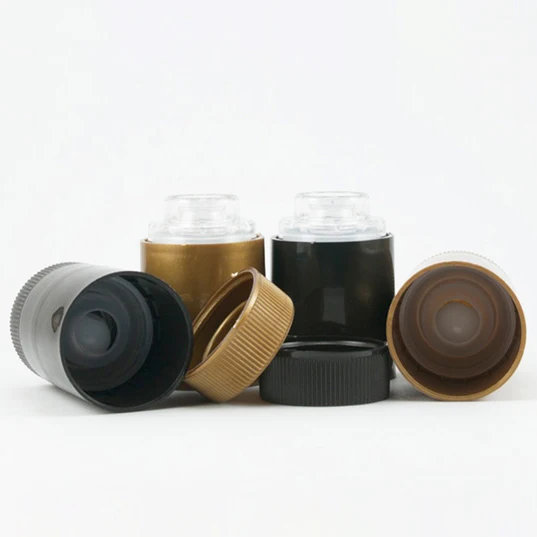 Multi-color Plastic Anti-pilfer Snap ROPP Screw Cap for Vodka Whisky Spirits 30/400 33/400 Mouth Finish Bottle