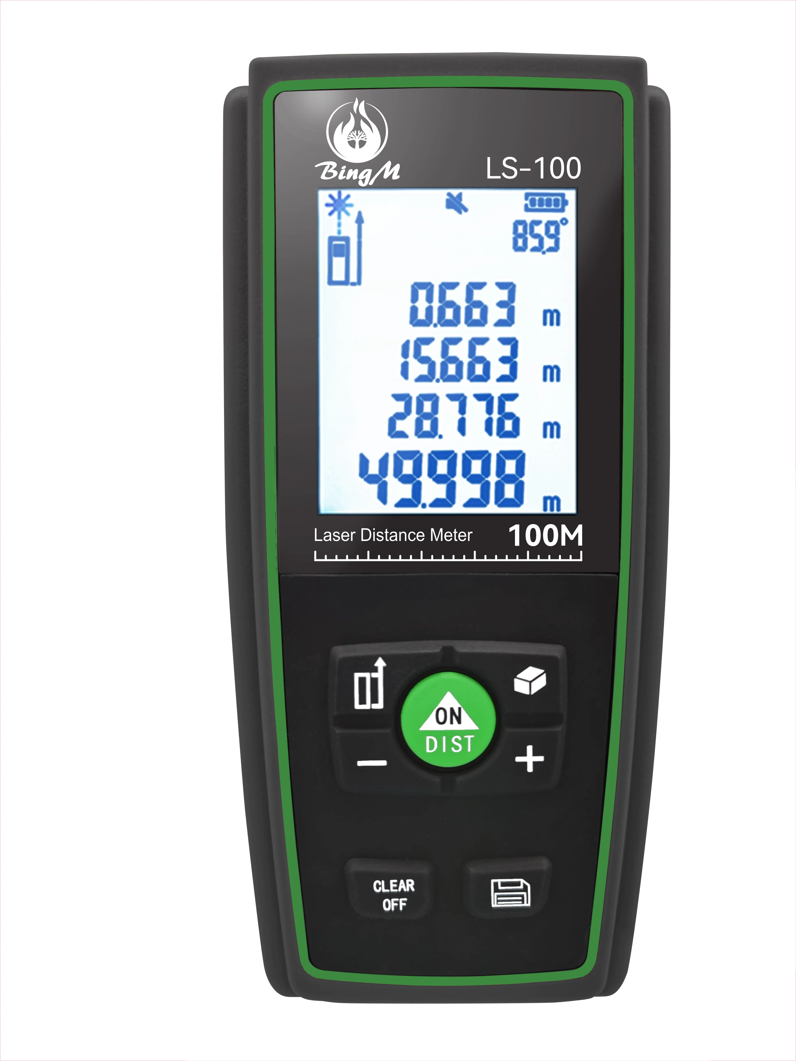 High Standard Wholesale LCD Display Green Laser Distance Meter 0-60m