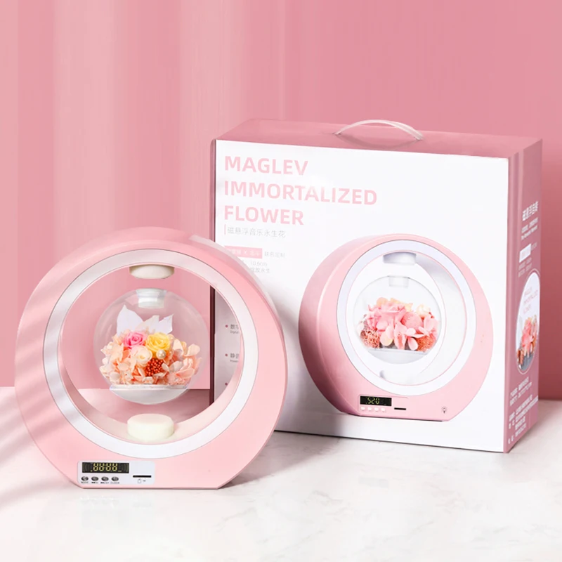 Kinglobe Custom PVC Plastic Maglev Globe Wholesale Desktop Decor Speaker for Birthday Home Extreme Souvenir Gift for Girlfriend