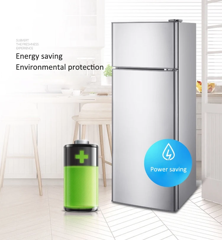 Commercial Solar Freezer Refrigerator Fridge Side by Side Refrigerator