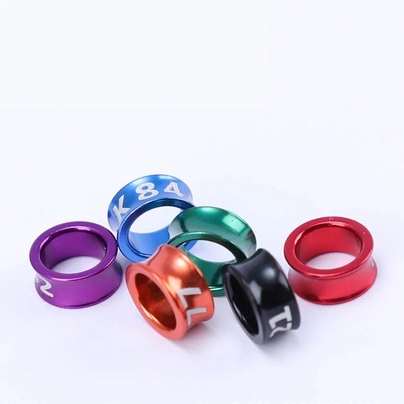 2023 China Customize Numbered Name Birds Foot Leg Bands Aluminum Pigeon Ring For Pigeon Racing Homing