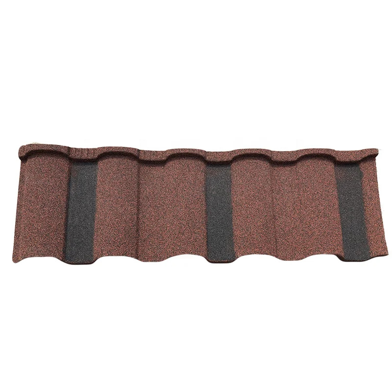 Hot Sale Tropical Style Galvanized Steel Roofing Sheets Stone Coated Plain Metal Roof Tiles for Basement Application