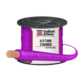  Новый 2021 THHN 4/0 AWG многожильный ногой электрических проводов и кабелей медь стрейч разъема тип хомут для кабеля