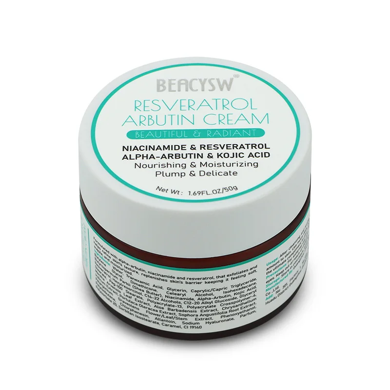 Customized Resveratrol Arbutin Cream For Plump, Delicate And Bright Skin Care
