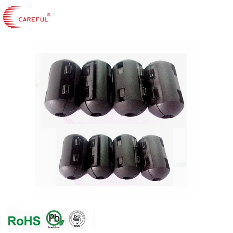 Черный или серый цвет никель-Цинковый кабель с ферритовым сердечником внутренний диаметр 13/11/10/9/8/7 мм зажим ферритовый