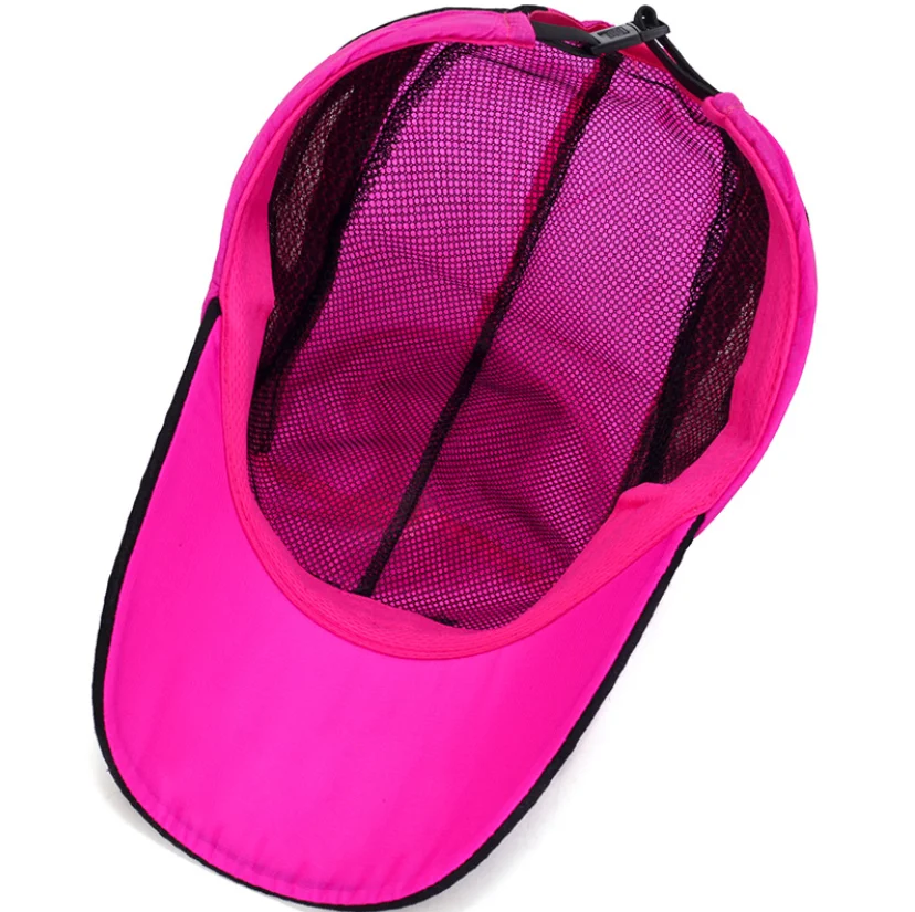 custom mesh running sports hats quick dry baseball caps