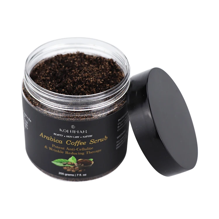 Private label Coffee Body Scrub Wholesale Bath Salt Natural Organic Whitening Exfoliating Body Scrub
