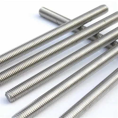 Carbon steel galvanized length 1m 2m 3M threaded rod din975 full thread lead screw stainless steel thread rod