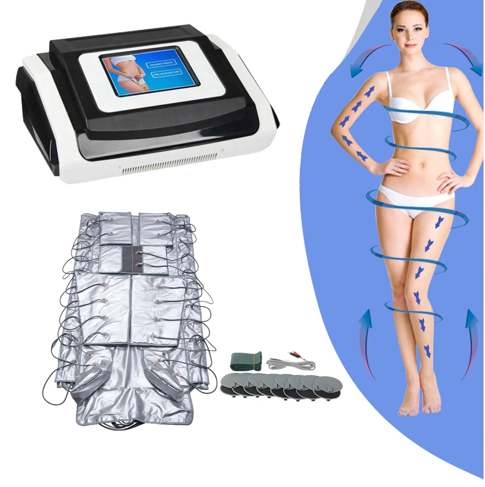 New Arrival Slim Sauna Suit Air Pressure Leg Massager Lymphatic Drainage Air Pressotherapy Far Infrared Body Suit With Blanket