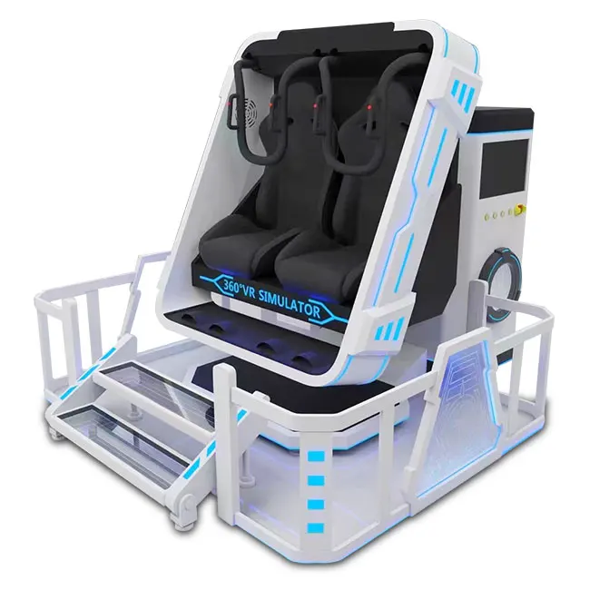 360 VR Indoor 9D Game Machine Roller Coaster 2 Seaters for Theme Park AR/VR/MR Entertainment