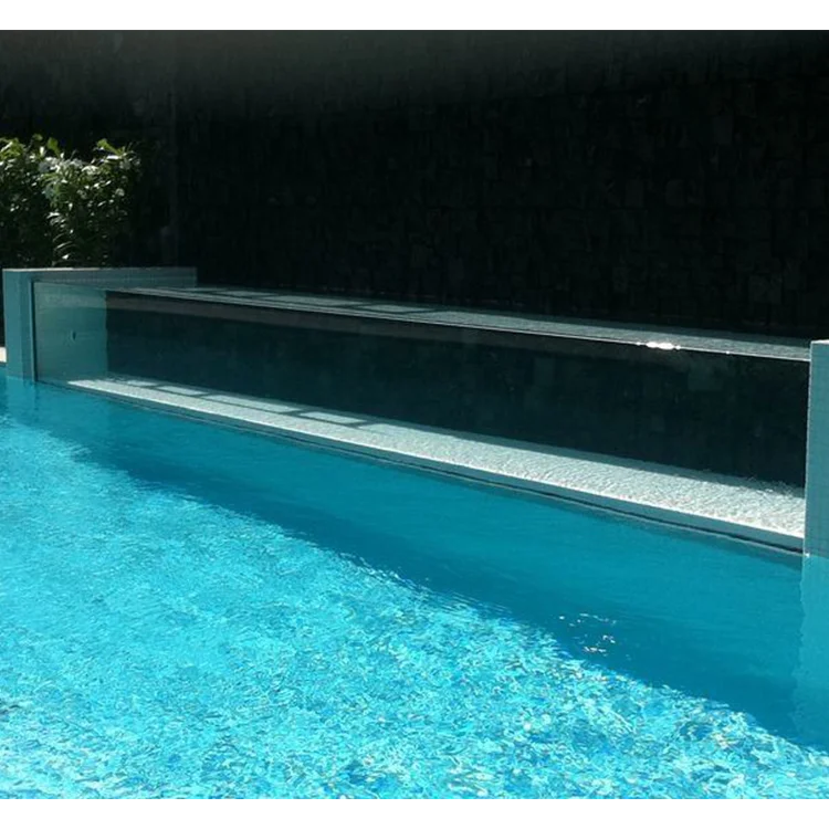 Acrylic Above Ground Fiberglass Pools Transparent Clear Perspex Acrylic Glass For Outdoor Swimming Pool
